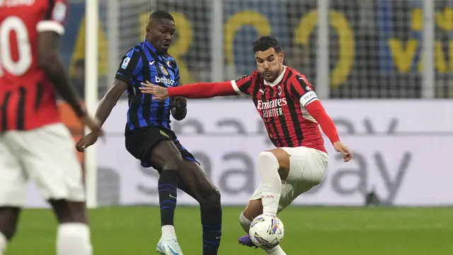 Link Live Streaming Liga Italia AC Milan vs Inter Milan 2 Februari 2025 di Vidio