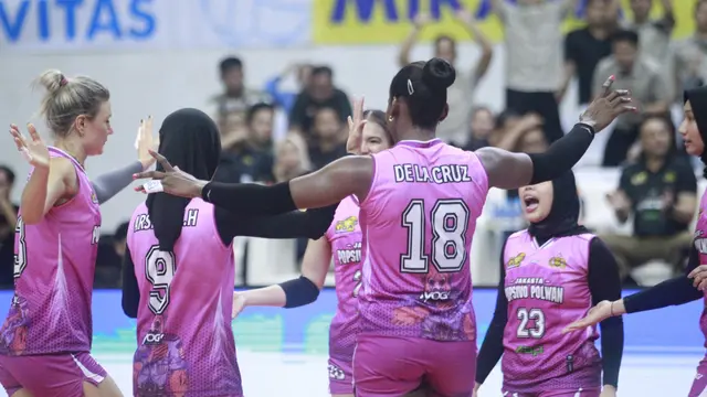 Jakarta Popsivo Polwan Dapat Tiket Final Four PLN Mobile Proliga 2025