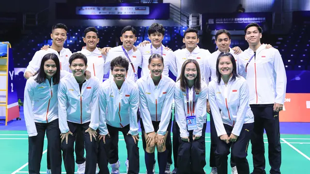 Indonesia Lolos ke Perempat Final Badminton Asia Mixed Team Championship 2025