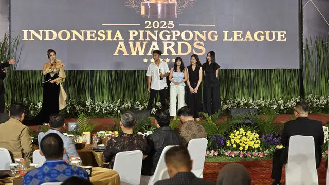 Indonesia Pingpong League 2024 Kasih Penghargaan untuk 5 Atlet, Anton Suseno Kawinkan Gelar