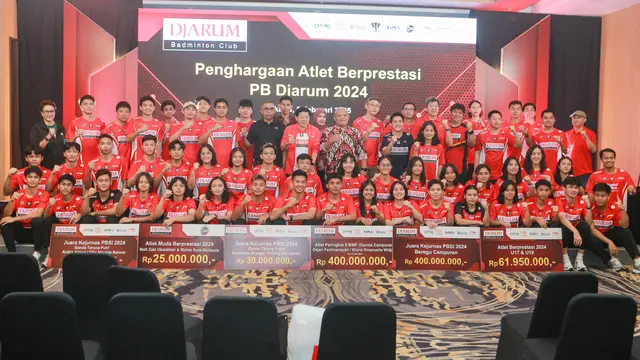 PB Djarum Guyur Bonus untuk Pebulutangkis Berprestasi di 2024