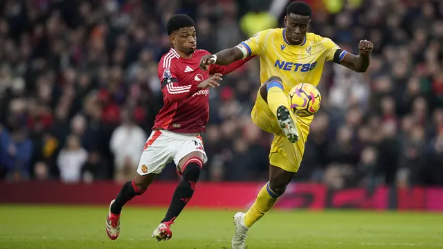 Hasil Liga Inggris Manchester United vs Crystal Palace: Tren Kemenangan Setan Merah Terhenti