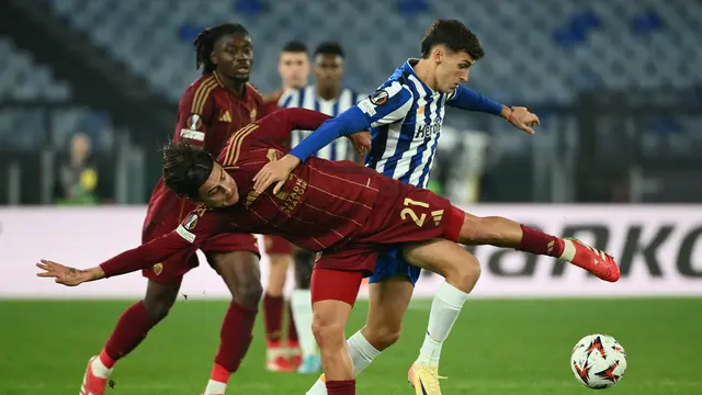 Hasil Liga Europa: AS Roma Singkirkan Porto, Ajax Amsterdam Lolos Dramatis ke 16 Besar