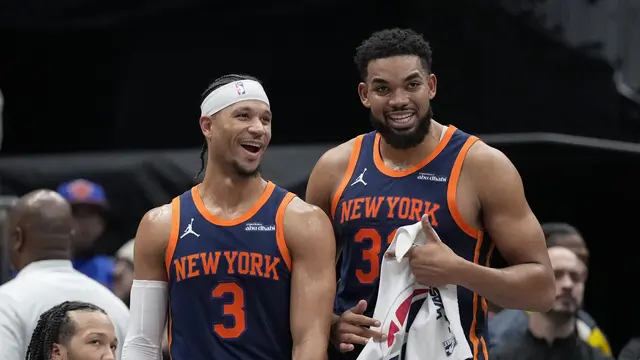 Hasil NBA: Duet KAT dan Hart Sumbang 70 Angka, Knicks Hajar Pacers