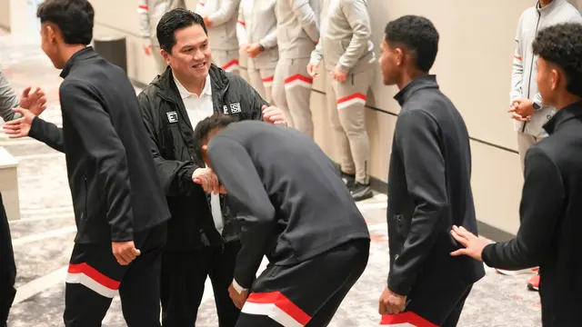 Lepas Timnas Indonesia ke Piala Asia U-17 2025, Ini Pesan Erick Thohir Demi Capai Piala Dunia U-17 2025