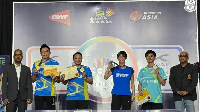 Ganda Campuran dan Ganda Putra Indonesia Juara Sri Lanka International Challenge 2025