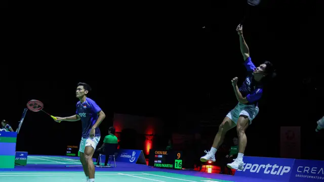 Hasil Swiss Open 2025: Sempat Lengah, Fikri/Daniel Singkirkan Pasangan China