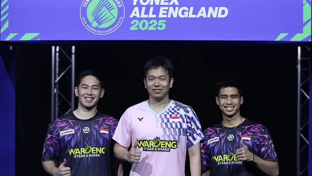 Didampingi Legenda Hendra Setiawan, Sabar/Reza Tak Sabar Jalani Debut di All England 2025