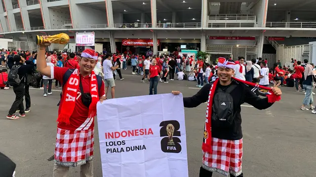 Suporter Timnas Indonesia Tebar ‘Psywar’ Jelang Jamu Bahrain di SUGBK: Hati-Hati Dengkul Gemetar!