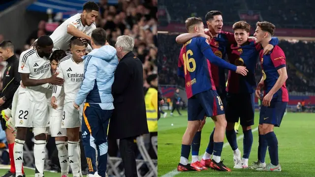 Link Live Streaming Final Copa del Rey Barcelona vs Real Madrid, Sebentar Lagi Kick-off