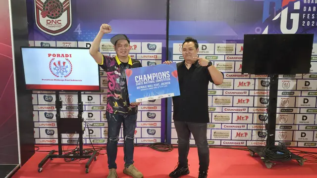 Tirta Suparjo Juara Darts National Competition Series 01 2025