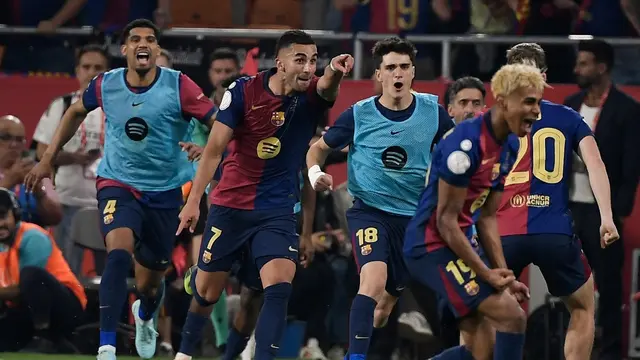 Hasil Final Copa del Rey Barcelona vs Real Madrid: Drama Extra Time, Blaugrana Juara usai Kalahkan Los Blancos 3-2