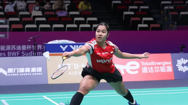 Hasil Piala Sudirman 2025: Ester Nurumi Bikin Indonesia Memimpin 4-0 atas Inggris
