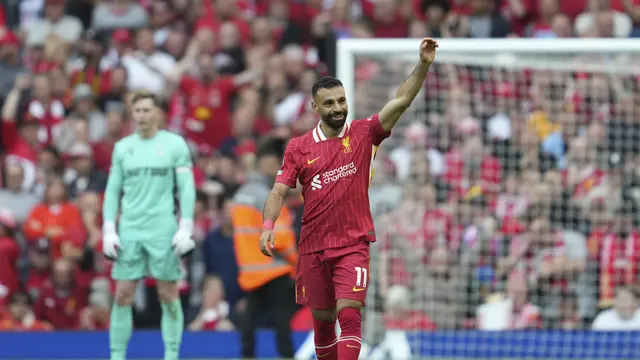 Hasil Pertandingan Liverpool vs Crystal Palace: Skor 1-1
