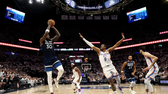 Gilas Thunder, Timberwolves Rebut Game 3 Final Wilayah Barat NBA 2025