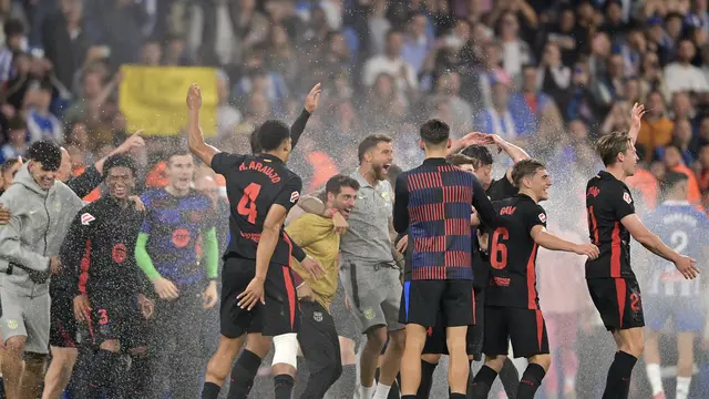 Menang di Markas Espanyol, Barcelona Raih Gelar Juara LaLiga 2024/2025