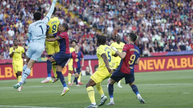 Hasil Pertandingan Barcelona vs Villarreal: Skor 2-3