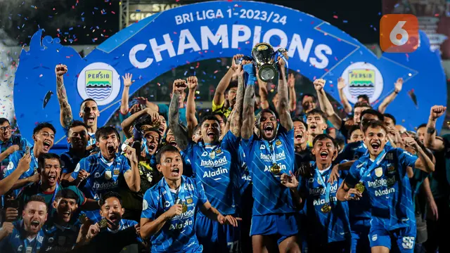 Persib Bandung Juara BRI Liga 1 2024/2025, Raih Gelar Back-to-Back dengan Rekor Baru