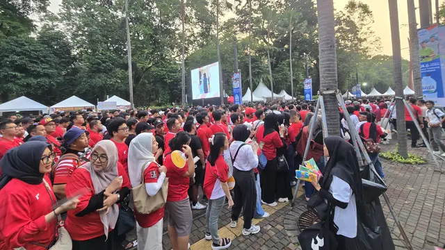 Jelang Timnas Indonesia vs China, Suporter Sudah Menyemut di GBK 3 Jam Sebelum Kickoff