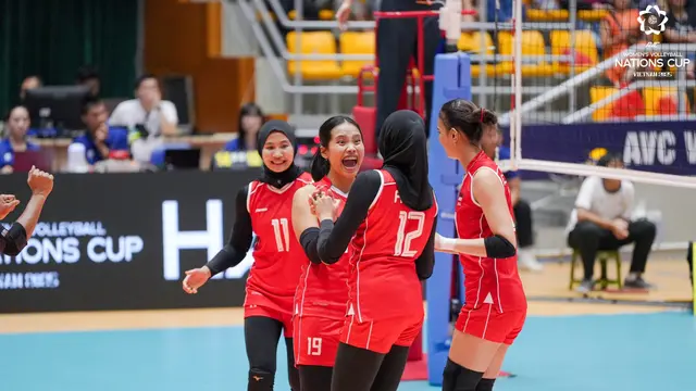 Timnas Voli Putri Indonesia Raih Kemenangan Pertama di AVC Nations Cup 2025