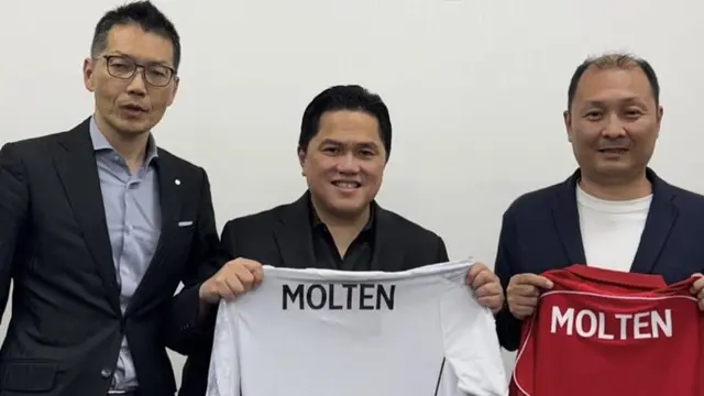 PSSI Jalin Kerja Sama dengan Molten Corp, Erick Thohir: Tambahan Semangat untuk Sepak Bola Indonesia