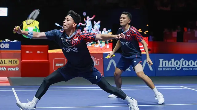 Hasil Indonesia Open 2025: Fajar/Rian Tumbangkan Penakluk Juara Bertahan