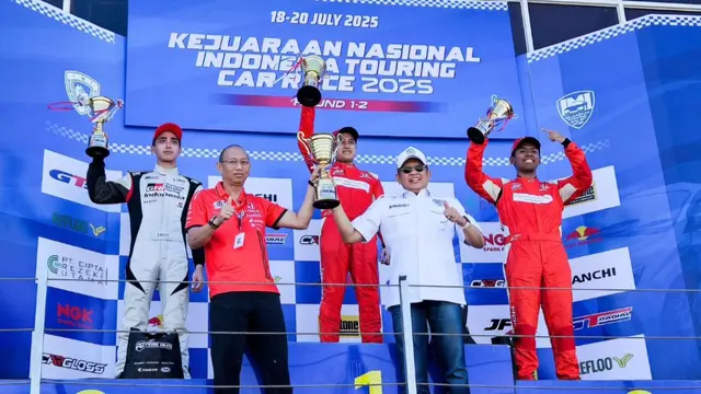 Honda Racing Indonesia Tak Terbendung di Mandalika Festival of Speed