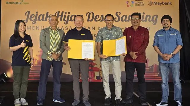 Jelang Maybank Marathon 2025, Maybank Indonesia Luncurkan Jejak Hijau Desa Sanding