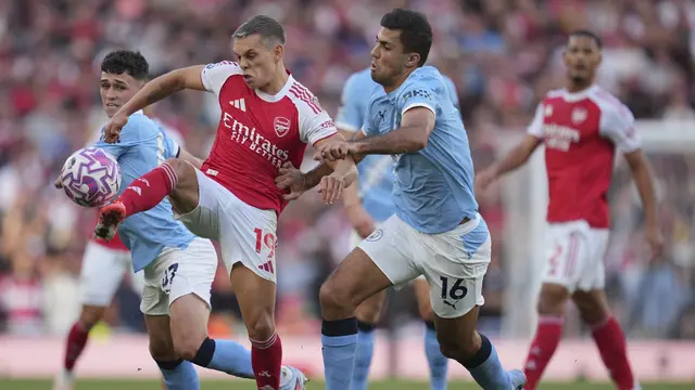 Hasil Liga Inggris Arsenal vs Manchester City: Gabriel Martinelli Selamatkan Meriam London