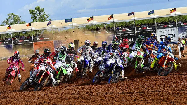 Tunda Pesta Juara Romain Febvre, Lucas Coenen Rebut Pole Position MXGP Australia 2025