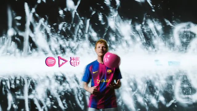 Barcelona Kolaborasi dengan Ed Sheeran, Jersey Khusus Tampil di El Clasico